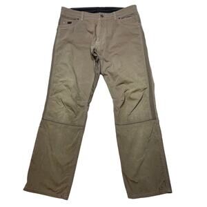 KÜHL Radikl Pants 36x32 Brown Khaki Flexible Stretch Outdoor Hiking Hybrid